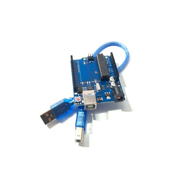 Placa Uno R3 16U2 + Cabo USB Com Chips Originais - 01-014
