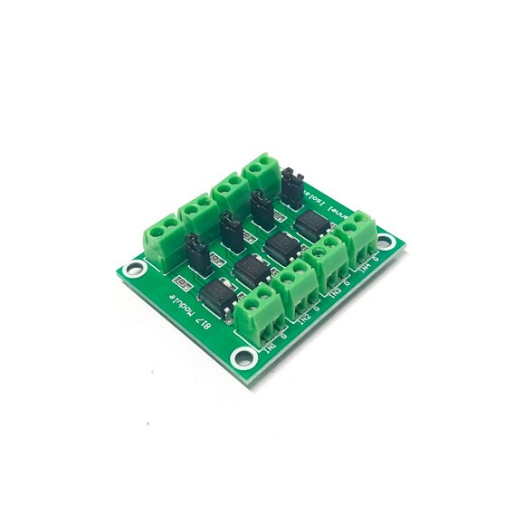 Modulo Optoacoplador / Conversor de Voltagem 4 canais Compatível com Arduino - PC817 - 010-0416