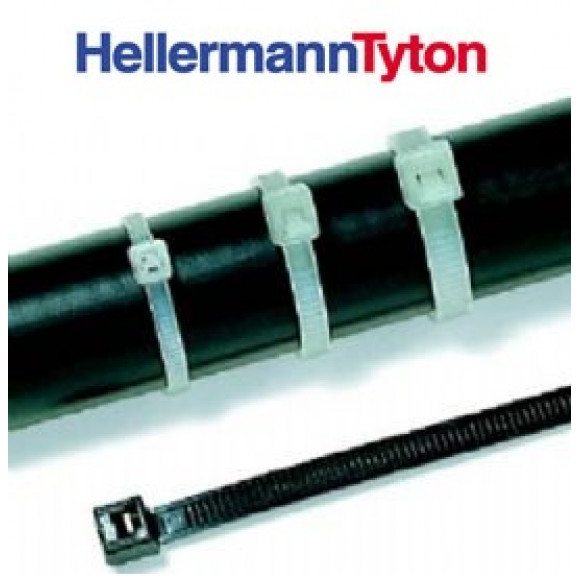 Abraçadeira Insulok Hellermann T18R 100x2,5mm Preto Pacote com 1000 Peças