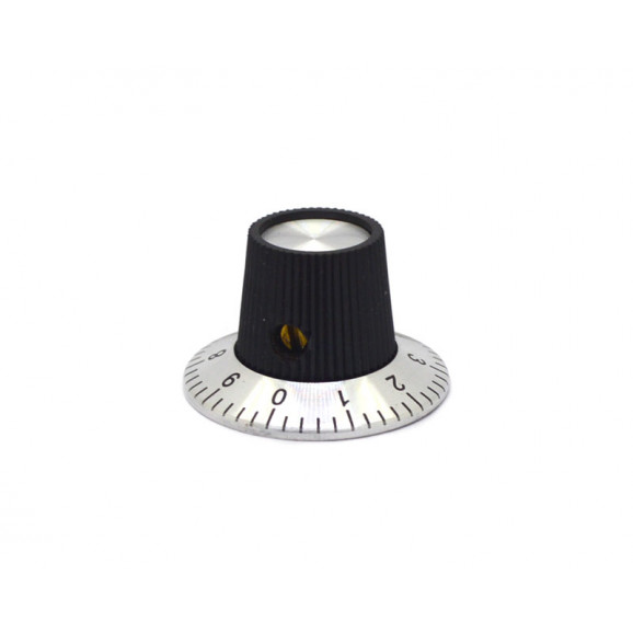 Knob Numerado (0-09) Preto - KN-135A 