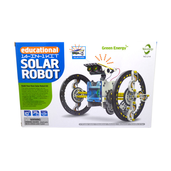 Kit Educacional Robô Solar 14 em 1 - No.214