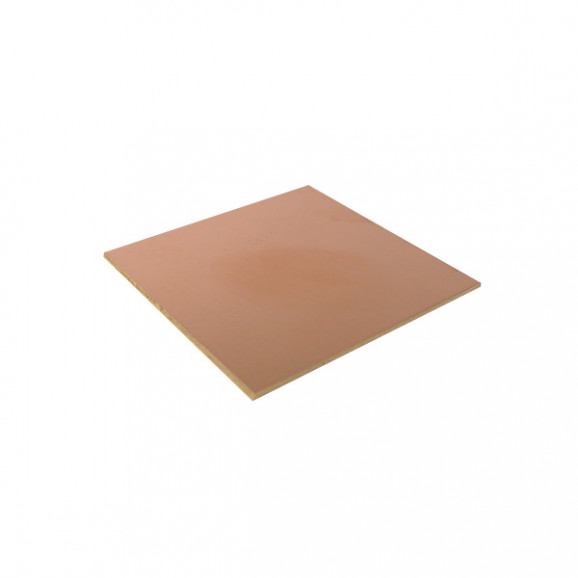 Placa de Fenolite Face Simples com Espessura 1.5mm - 5x5cm