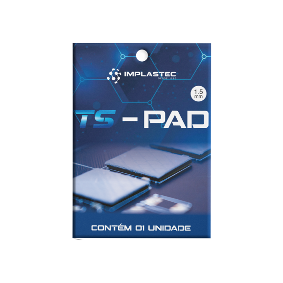 TS-PAD - Almofada Térmica 1,5MM 100x100 - Implastec