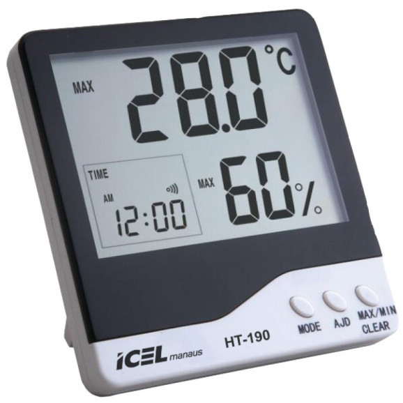 Termohigrômetro Digital - HT-190 - Icel