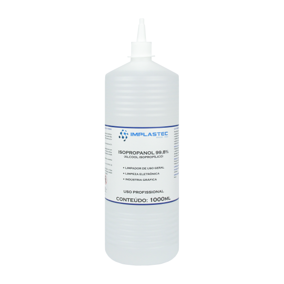 Álcool Isopropílico 99.8% 1L - Implastec