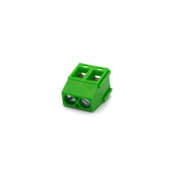 Conector Verde Multipolar AKZ350.02 Fixo de 2 vias - Passo 5,08mm - Phoenix Mecano
