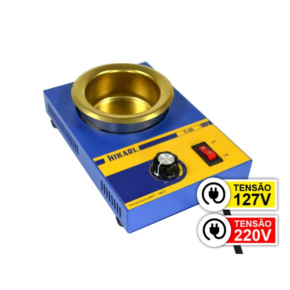 Cadinho de Solda C80 - 127V ou 220V - Hikari