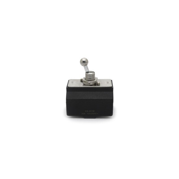 Chave Alavanca Metálica Bipolar com Trava 20A/250V Liga/Desliga CS-301 MS/SS - Margirius