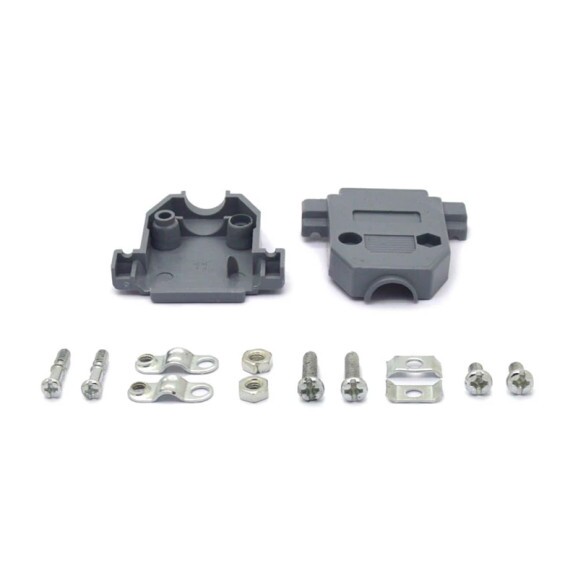 Capa Plástica para DB15 Cinza Kit Curto DS1045-15