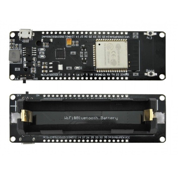 ESP32 Com Suporte Para Bateria 18650 e Gerenciador de Carga