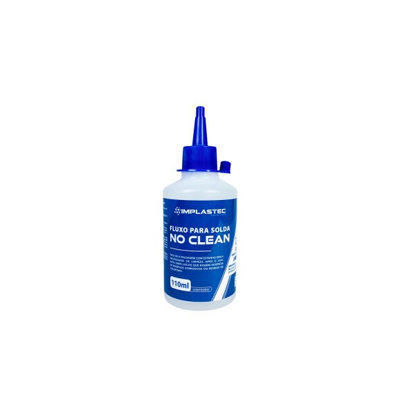 Fluxo para solda (No Clean) 110ml - Implastec