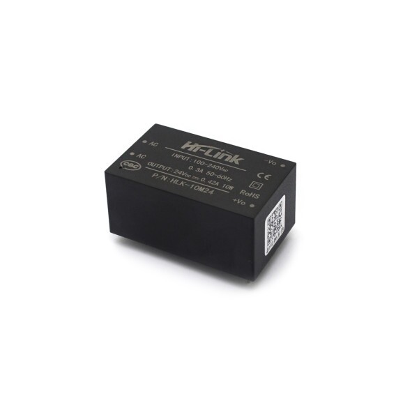 Mini Fonte Hi-Link HLK-10M24 100-240VAC para 24Vdc 10W