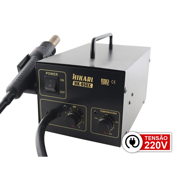 Estação de Retrabalho Analógica para SMD HK-850X ESD - 220V