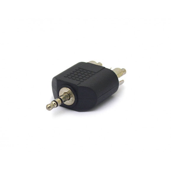 Adaptador Plug  Estéreo para Plug RCA Duplo - JD-W8015 - Jinda