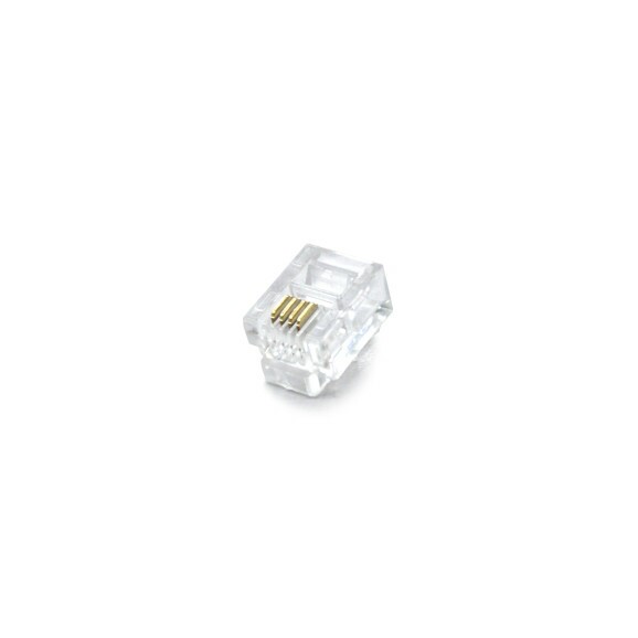 Conector RJ11 6P4C 4 Vias - JL52001C