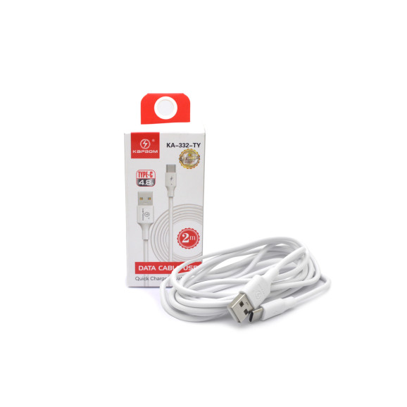 Cabo de Carregador TIPO C com 2 Metros - KA-332-TY