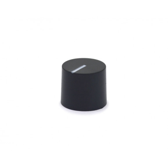 Knob Rotativo Estriado sem Parafuso - Preto - KP-02E - Scott