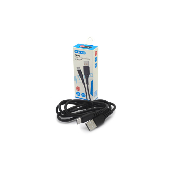 Cabo de Carregador Tipo C com 1 Metro - LE-849C