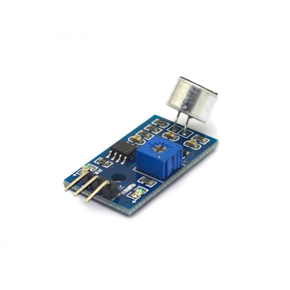 Mini Sensor de Áudio de 3 Pinos Compatível com Arduino - GC-29