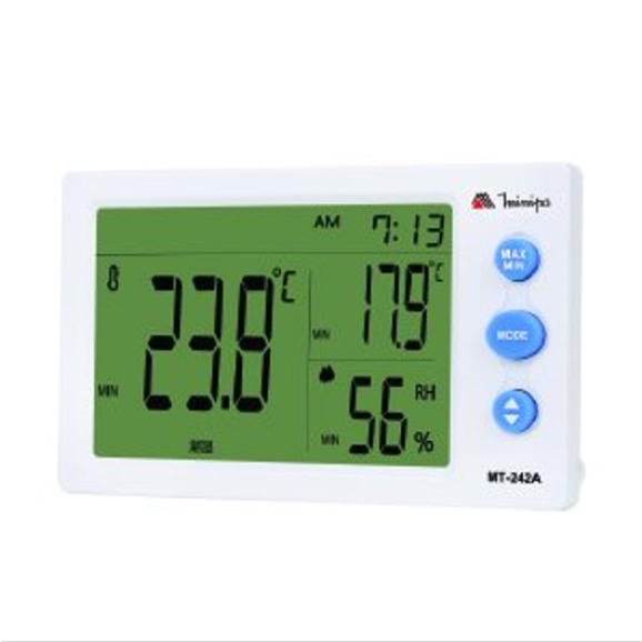 Termo Higrômetro MT-242A - Temperatura e umidade relativa do ambiente. - Minipa