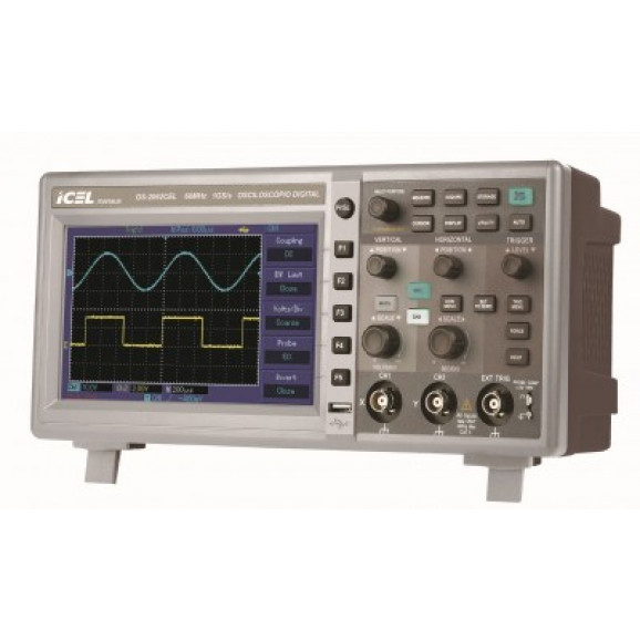 Osciloscópio Digital  OS-2062CEL de 60MHz e 2 Canais - ICEL Manaus