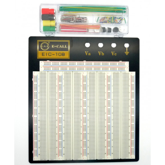 Protoboard 3220 pontos com kit de Jumpers EIC-108 165-41-1080 - E.I.C.