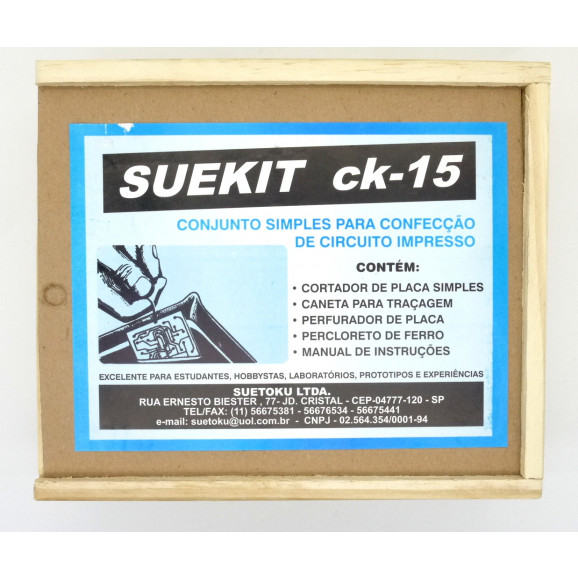 Suekit CK-15 Conjunto simples para confecção de circuito impresso - Suetoku