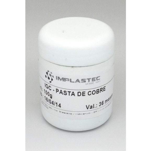 Pasta de cobre 100g - Implastec 