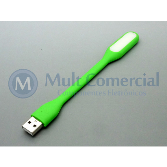 Lâmpada Led USB Portátil - Verde