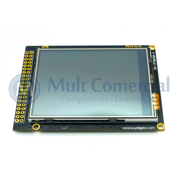 Display TFT 2.8 Serial Touchscreen Compatível com Arduino 
