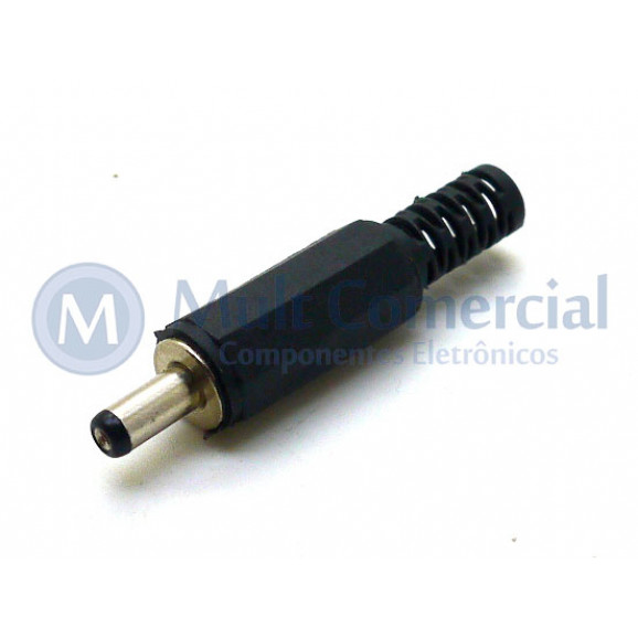 Plug P4 DC 1,0x3,8mm Pino 9mm - JL13006A