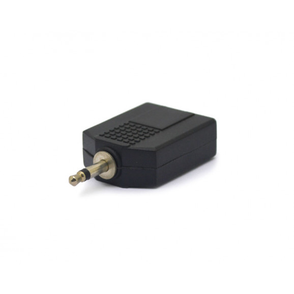 Adaptador Plug P2 3,5mm Mono para Jack Mono Duplo - PT-003