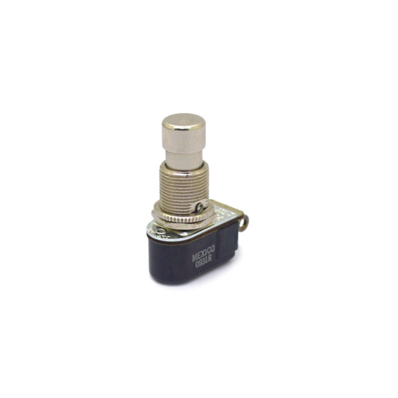 Chave Foot Switch com 2 Terminais 6A/125V e 3A/250V com Trava Liga/Desliga - SW110-P Carling