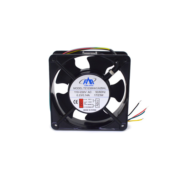 Microventilador TZ1238HA1/A2BAL 110-230V 50/60Hz 0.23/0.14A 23W 120x120x38mm Bucha