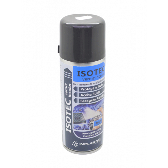 Verniz Spray ISOTEC  Incolor 300ml - Implastec