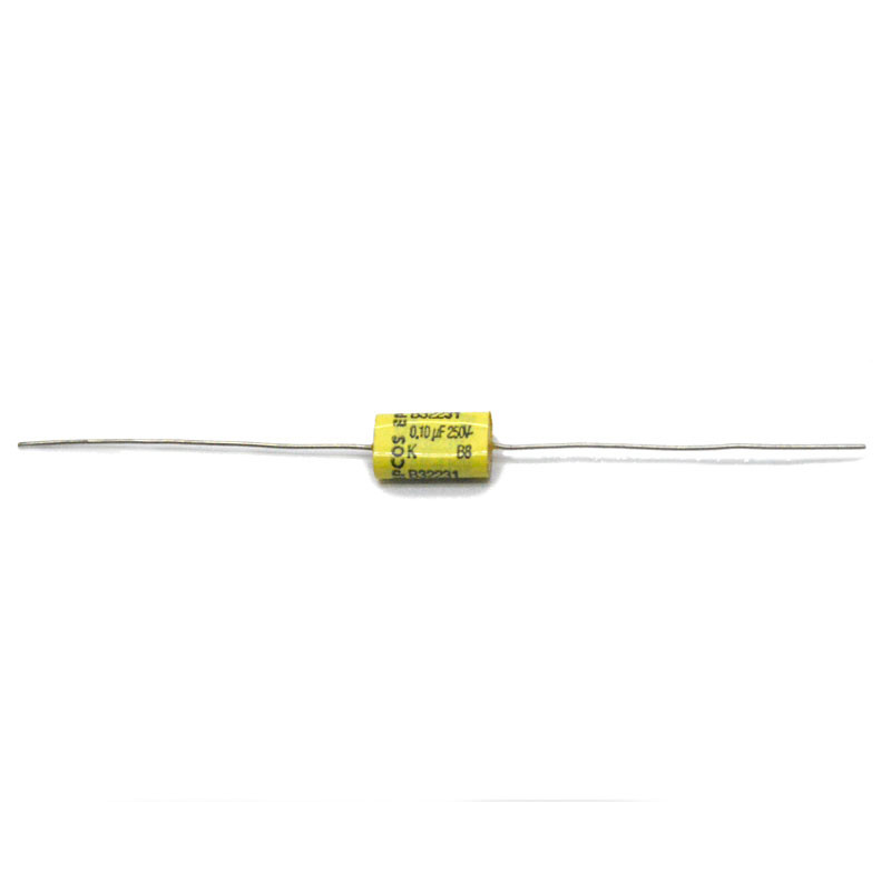Capacitor de Polipropileno Axial 1MF/100V Série 32322 EPCOS