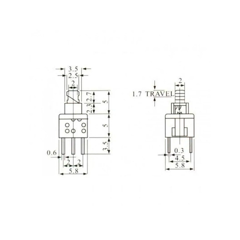 Chave Push Button 5 8x5 8mm Com Trava chave-push-button-5-8x5-8mm-com-trava