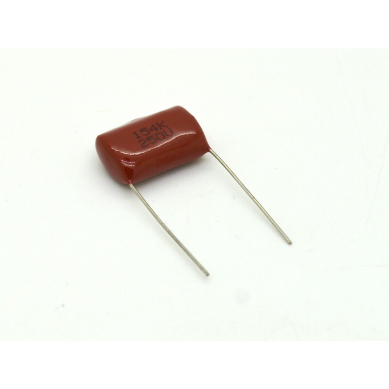 Capacitor Polipropileno 150KPF/250V ( 0.15uF / 150NF / 154 )