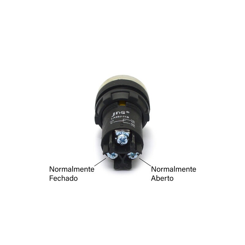 Botão de Comando Monobloco 10A/600Vca LA39J-11B - Em 3 Cores