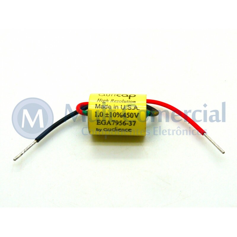 Capacitor de Polipropileno Metalizado 1KPF/450V Axial Auricap