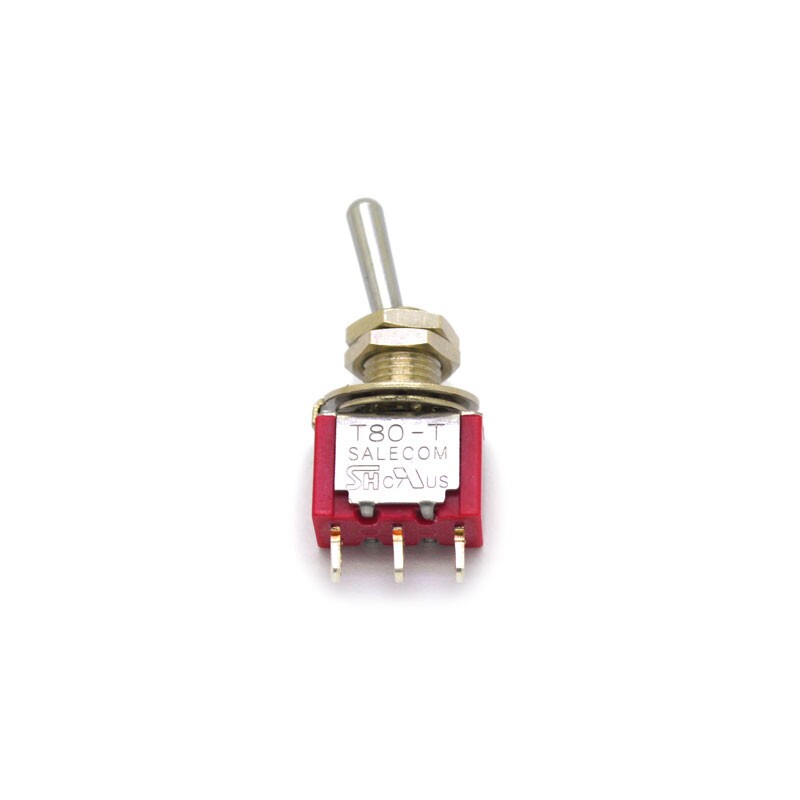 Salecom T8014-SEBQ-H Spdt On-Off-On Minuto Interruttore a Levetta Salecom T8014-SEBQ-H Spdt On-Off-On Minuto Interruttore a Levetta