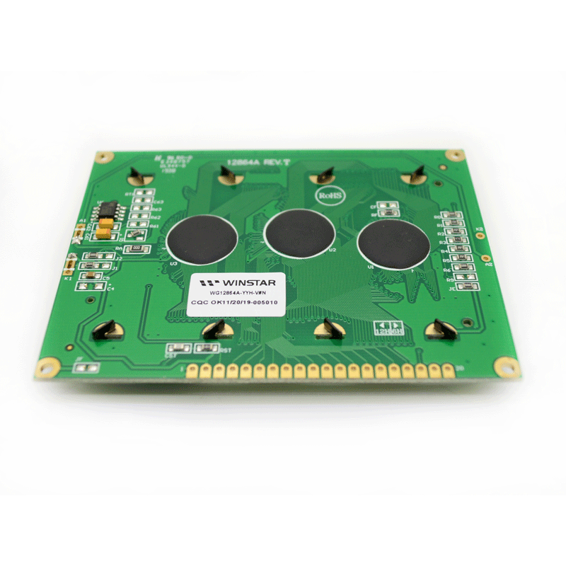 Winstar 2.4 Inch WG12864B-TMI-V#N Mavi Glcd Modül 5V 128x64 Pixel Grafik Lcd Display Ekran Gösterge