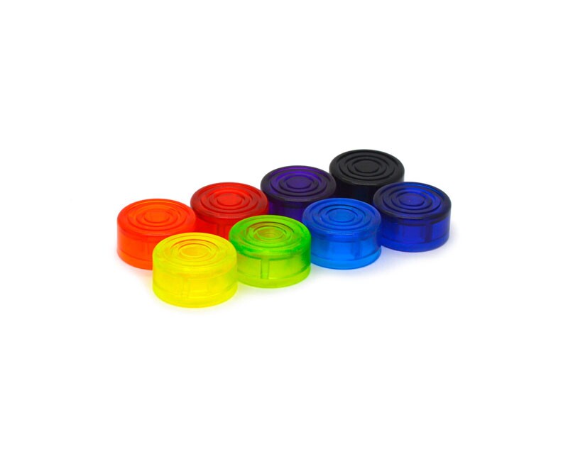 MOOER 10 pezzi Protezione topper per interruttore a pedale Paraurti in plastica colorata per pedale effetto chitarra MOOER 10 pezzi Protezione topper per interruttore a pedale Paraurti in plastica colorata per pedale effetto chitarra