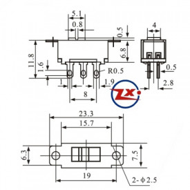 Chave HH sem Rosca Solda Fio com 6 Terminais 110V-220V - SS22G95