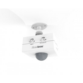 Sensor de Presença Infravermelho de Teto - 1501-E - Enerbras