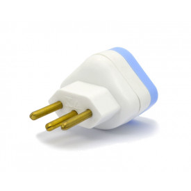Adaptador de Tomada 2P+T 10A/250V - Ref.1630 - Daneva 
