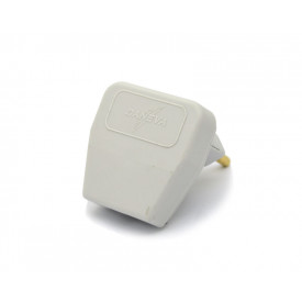 Plug Tomada Desmontável Cinza 90º 2P 10A/250V - Ref.1664 - Daneva
