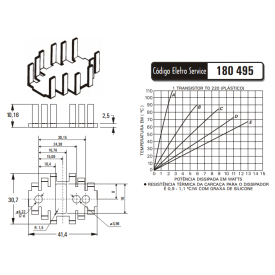 Dissipador de Calor 180495 - Eletro Service