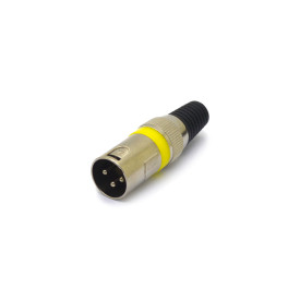 Conector Canon Macho 3 Vias - Diversas Cores