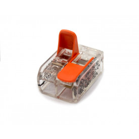 Conector Wago Borne Emenda Para 2 Fios - 221-412 - Wago